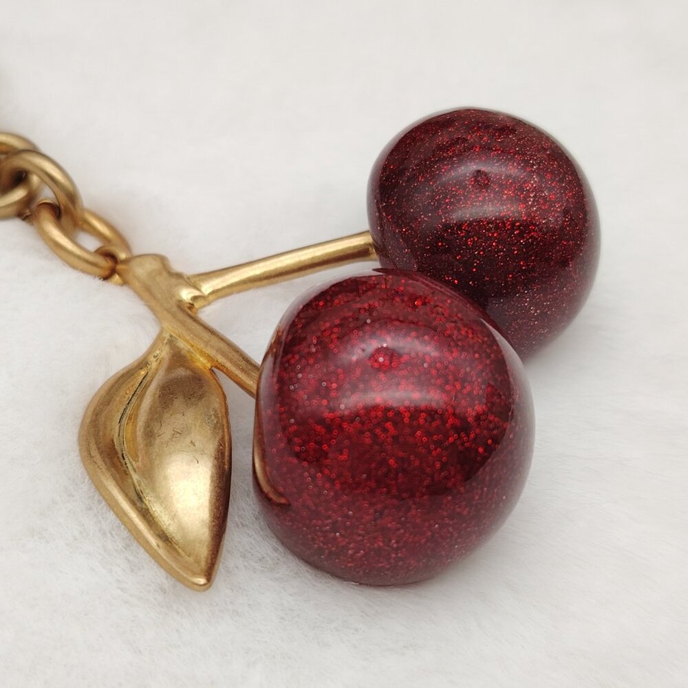 COACH Cherry Bag Charm Keychain - Picture 3 of 9